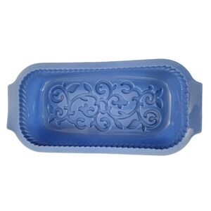 GS ProBake Flex Blue Nonstick Flexible‎ Silicone Loaf Pan Rectangular Bakeware